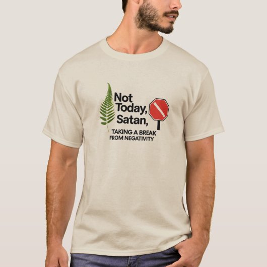 Anti-Negativiteit Statement T-shirt (Voorkant)