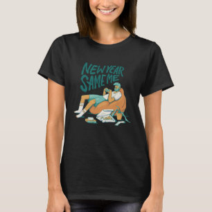 Anti Nieuwjaar Zelfde Me Cool Gamer Nerd T-shirt