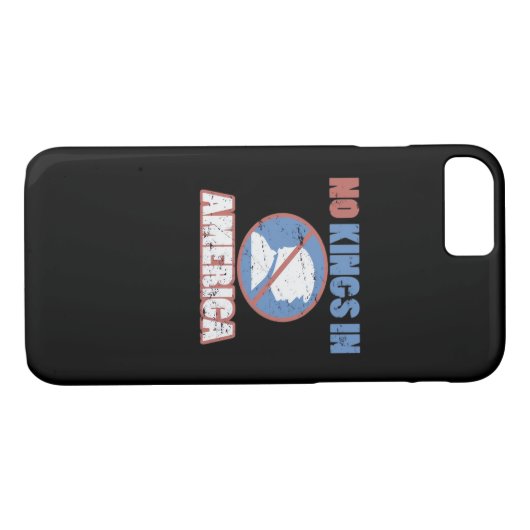 Anti- No Kings In America Classic Case-Mate iPhone Case (Achterkant (Horizontaal))