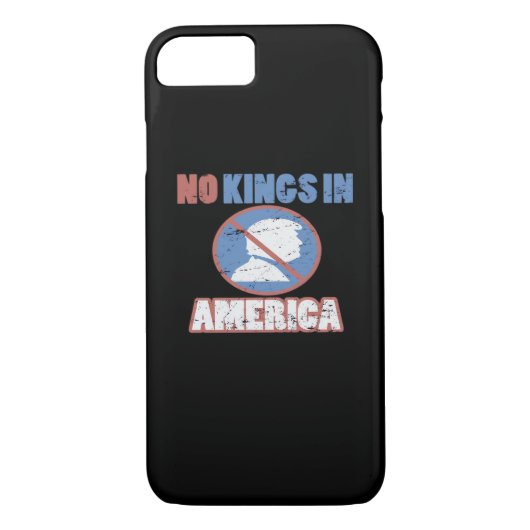 Anti- No Kings In America Classic Case-Mate iPhone Case (Achterkant)