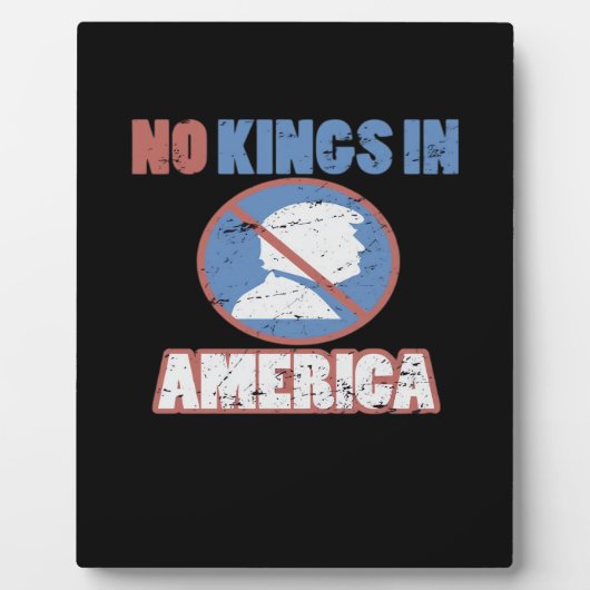 Anti- No Kings In America Classic Fotoplaat (Voorkant)
