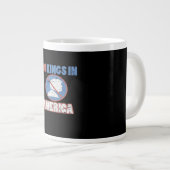 Anti- No Kings In America Classic Grote Koffiekop (Voorkant rechts)
