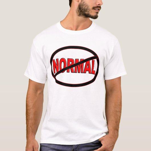 Anti - normaal t-shirt (Voorkant)