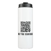 Anti-Nosy People QR-code | grappig Thermosbeker (Voorkant)