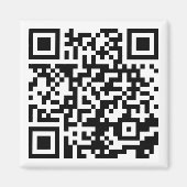 Anti-Nosy People QR-code | grappige magneet (Voorkant)