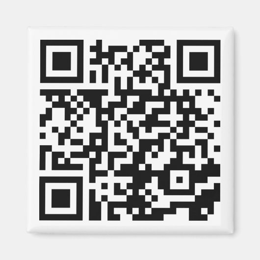 Anti-Nosy People QR-code | grappige magneet (Voorkant)