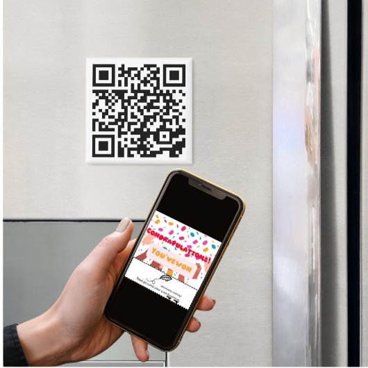 Anti-Nosy People QR-code | grappige magneet