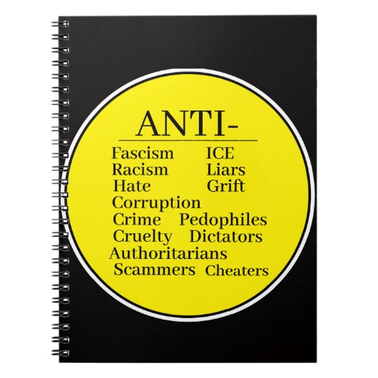 Anti-notitieboek Notitieboek (Voorkant)