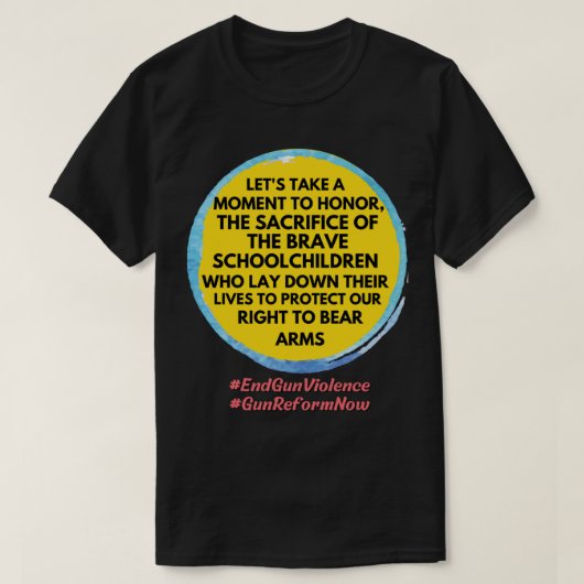 Anti-NRA 2022 Common Sense Pistool Control Pistool T-shirt (Design voorkant)