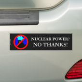 Anti-nucleaire Bumpersticker (Op auto)