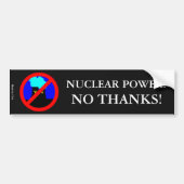 Anti-nucleaire Bumpersticker (Voorkant)