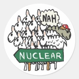 Anti Nuclear Ronde Sticker