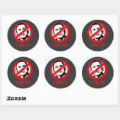Anti-Obama - 1.20.13 Ronde Sticker (Vel)