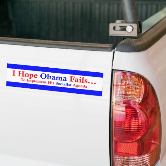 Anti-Obama 1 Bumpersticker (Op Truck)