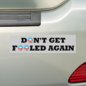 Anti-Obama 2012 Bumpersticker (Op auto)