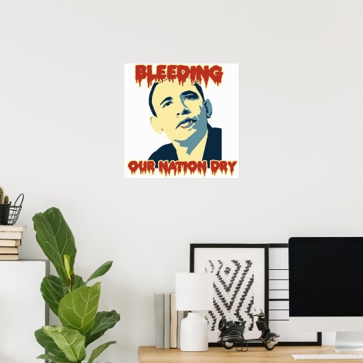 Anti-Obama 2012 Poster (Thuiskantoor)