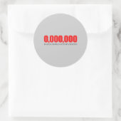 Anti-Obama - Aanvulling Obama 2 Ronde Sticker (Tas)