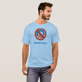 Anti-Obama - Abominatie T-shirt (Voorkant volledig)