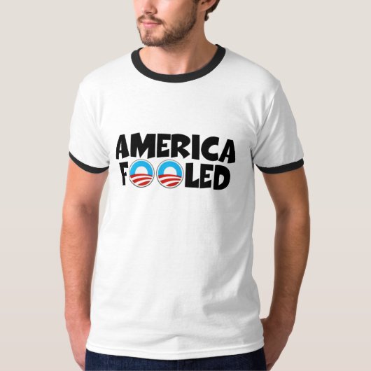 Anti-Obama, Amerika misleid T-shirt (Voorkant)