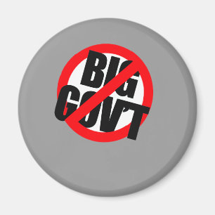 Anti-Obama - Anti-Big Government Magneet