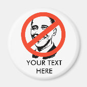 ANTI-OBAMA: ANTI-OBAMA MAGNEET (Voorkant)