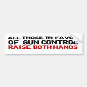 Anti-Obama Anti-Pistool Control Politiek "Beide ha Bumpersticker