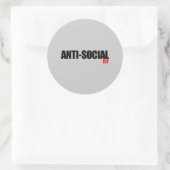 Anti-Obama - Anti-Socialist 2 Ronde Sticker (Tas)