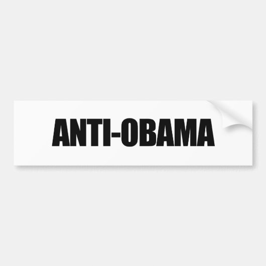 Anti-Obama - ANTIOBAMA Bumpersticker (Voorkant)