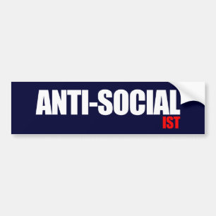 Anti-Obama - antisocialist Bumpersticker