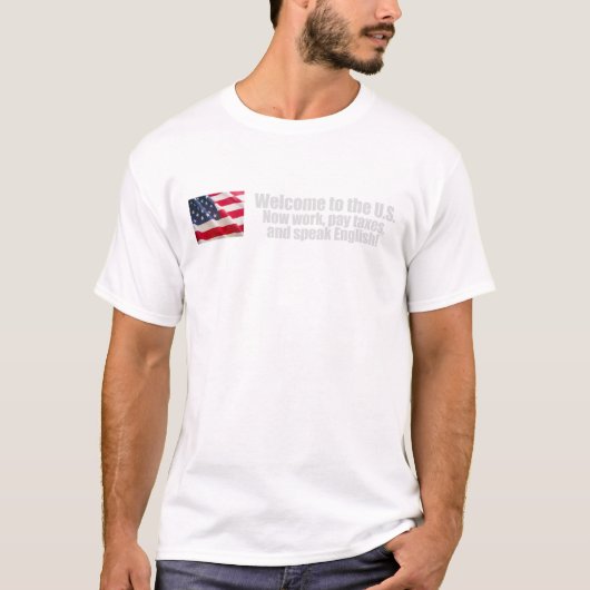 Anti-Obama - Belasting op T-shirt betalen (Voorkant)