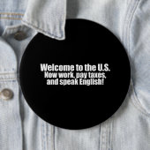 Anti-Obama - Belastingheffing nu betalen Bumpersti Ronde Button 6,0 Cm (In situ)