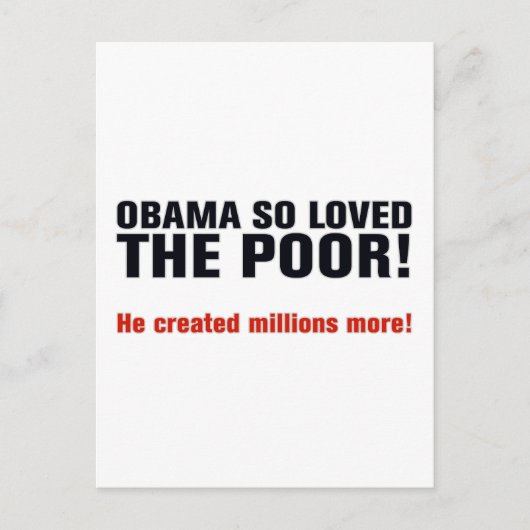 Anti Obama Briefkaart (Voorkant)