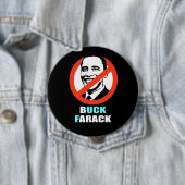 Anti-Obama - buck farack Ronde Button 4,0 Cm (In situ)