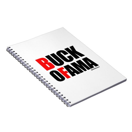 Anti-Obama - BUCK OFAMA 2 Notitieboek (Rechterzijde)