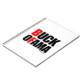 Anti-Obama - BUCK OFAMA 2 Notitieboek (Linkerzijde)