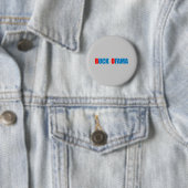 Anti-Obama - Buck Ofama blauw Ronde Button 5,7 Cm (In situ)