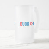 Anti-Obama - Buck Ofama Matglas Bierpul (Voorkant rechts)