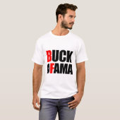 Anti-Obama - BUCK OFAMA T-SHIRT (Voorkant volledig)
