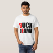 Anti-Obama - BUCK OFAMA T-SHIRT (Voorkant volledig)