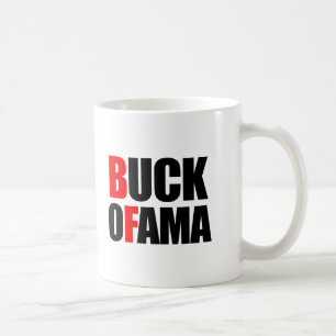 Anti-Obama - BUCK OFAMA T-SHIRT Koffiemok