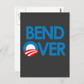 Anti-Obama - buigen over Briefkaart (Voorkant / Achterkant)