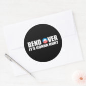 Anti-Obama bumper sticker - Bend Over Het gaat h (Envelop)