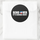 Anti-Obama bumper sticker - Bend Over Het gaat h (Tas)