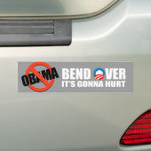 Anti-Obama-bumper sticker - Buigen over het zal ga (Op auto)