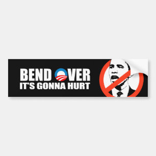 Anti-Obama-bumper sticker - Buigen over het zal ga