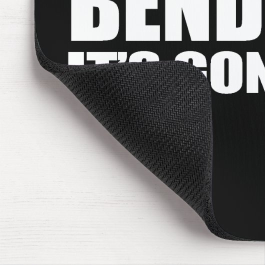 Anti-Obama-bumper sticker - Buigen over het zal ga Muismat (Hoek)