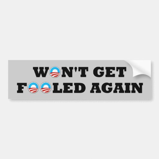 Anti Obama Bumpersticker (Voorkant)