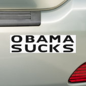 Anti-Obama Bumpersticker (Op auto)
