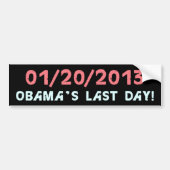 Anti-Obama Bumpersticker (Voorkant)
