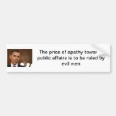 anti-obama bumpersticker (Voorkant)